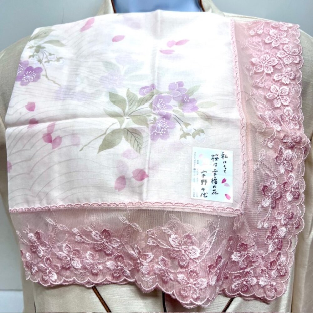 BUNDLE 4:  CELINE P-HANAE M-RENOMA-JP  MiniScarf/Handker Cotton/Silk 25" 21"(86 - Picture 14 of 15
